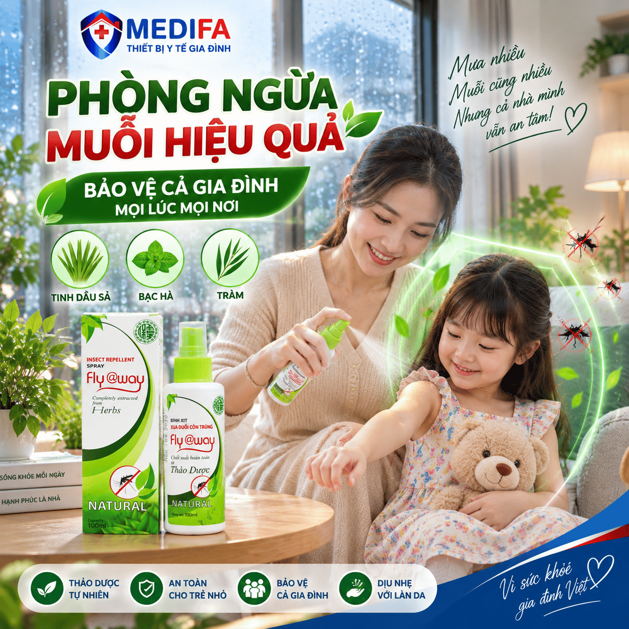 6 Việc Cần Làm Ngay Để Bảo Vệ Gia Đình Mùa Mưa Dầm: Cảnh Báo Nguy Cơ Bùng Phát SỐT XUẤT HUYẾT