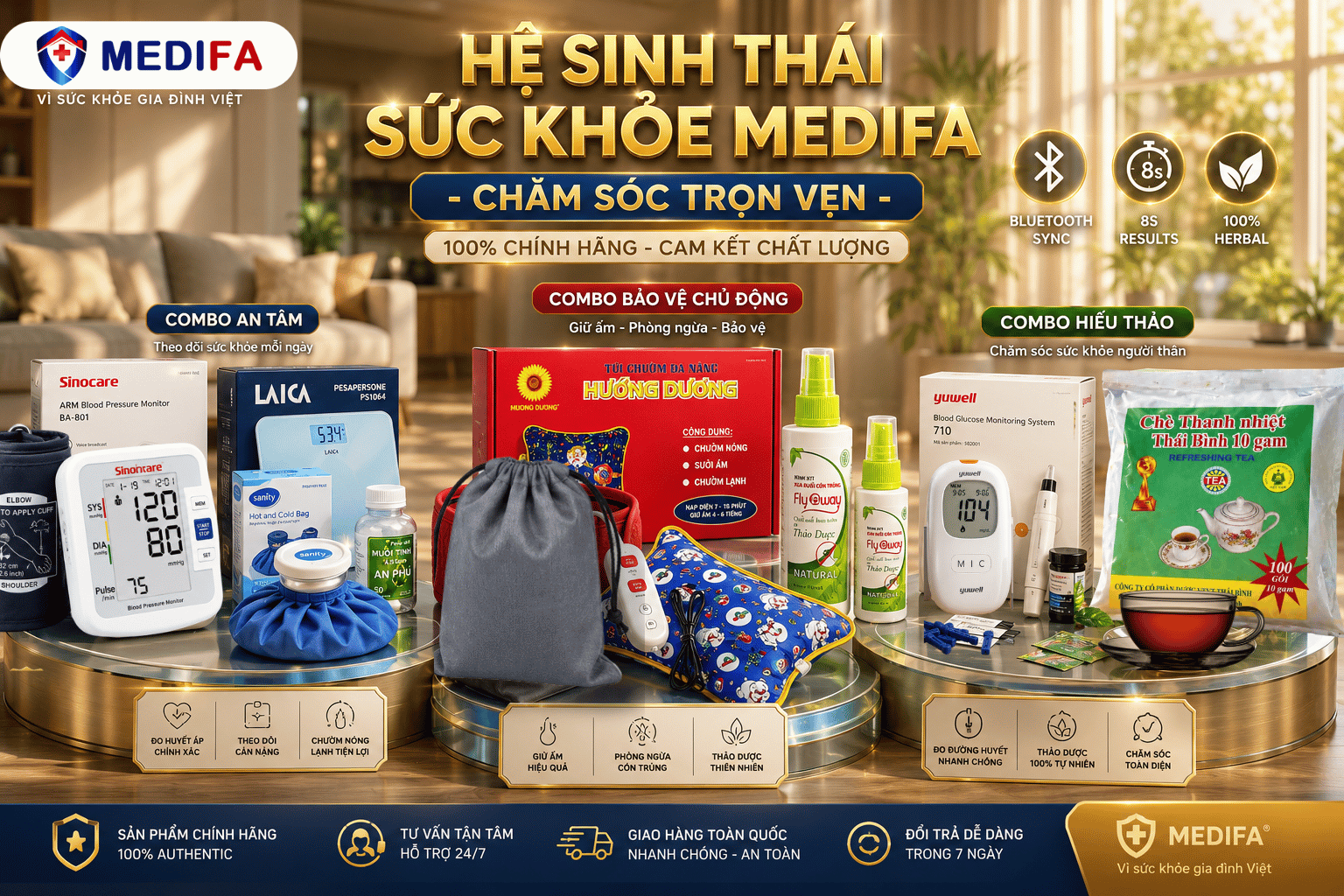 Tổng Hợp 3 Combo Sức Khỏe MEDIFA: Giải Pháp Chăm Sóc Gia Đình Chủ Động Và Toàn Diện