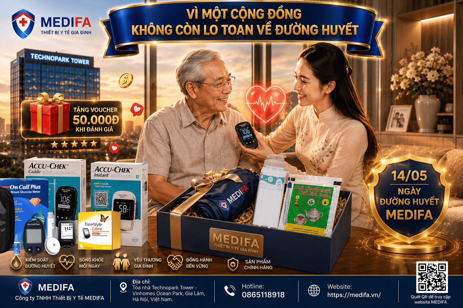Ngày14/5 : Khi Những Con Số Biết Nói - Ngày Đường Huyết MEDIFA