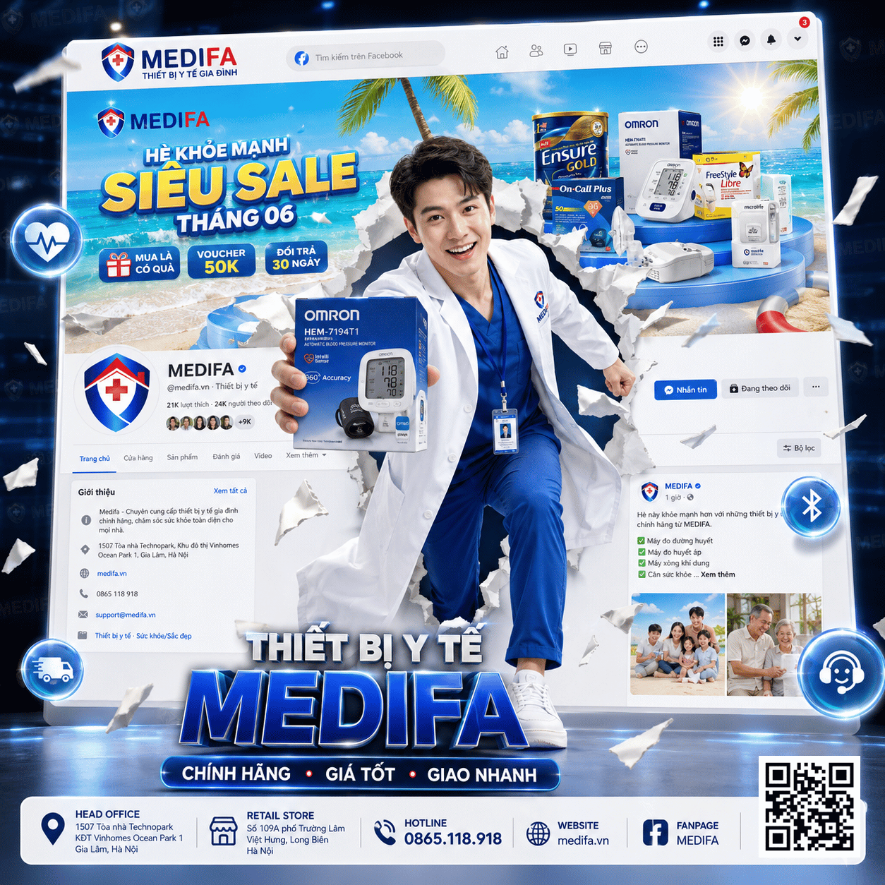 Mua Sắm Thả Ga Chẳng Ngại Chị Phí - Mua Sắm Thiết Bị Y Tế Đến Ngay Medifa.vn