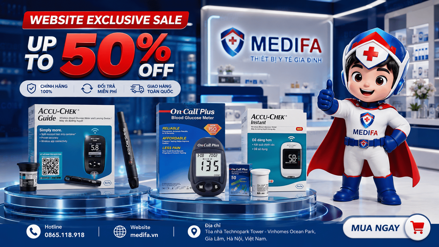 Top 3 Máy Đo Đường Huyết Bán Chạy Nhất Tại MEDIFA: Giải Mã Sức Hút Và Tiêu Chí Lựa Chọn Chuẩn Y Khoa