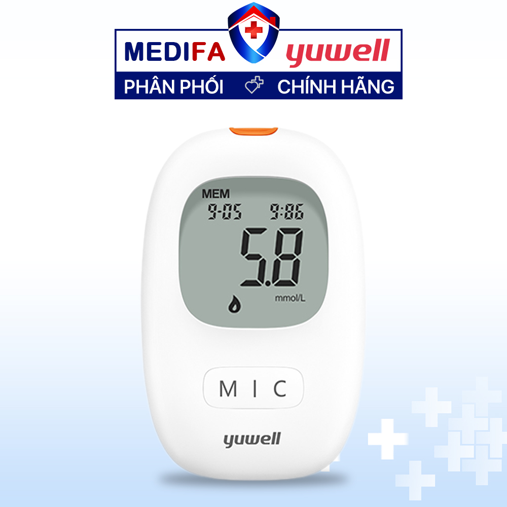 Máy đo đường huyết Yuwell Accusure 710 (Kèm 10 kim & 10 que thử)