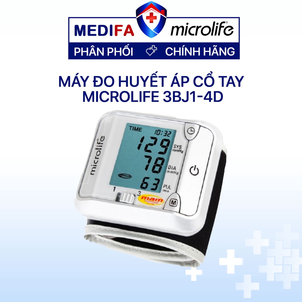 Máy đo huyết áp cổ tay Microlife 3BJ1-4D