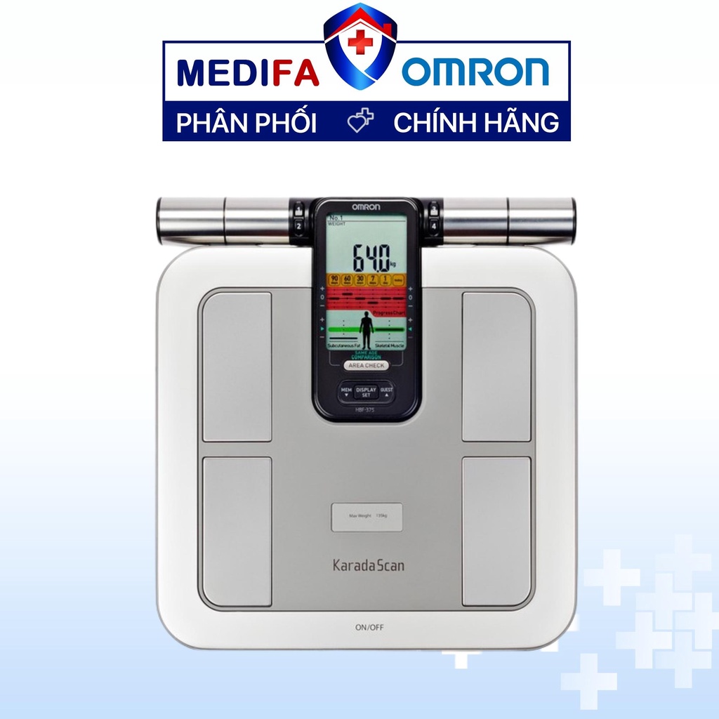Cân đo thành phần cơ thể Omron HBF-375