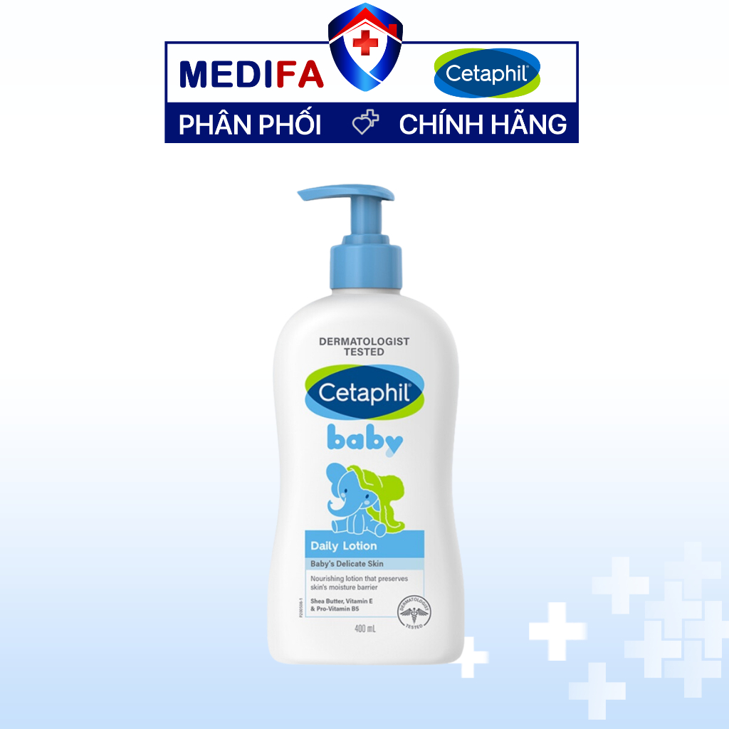Sữa dưỡng ẩm toàn thân cho bé Cetaphil Baby Daily Lotion 400ml