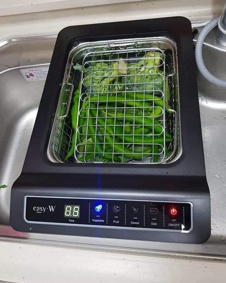 MÁY LÀM SẠCH BỤI BẨN, HOÁ CHẤT TRÊN THỰC PHẨM EASY W