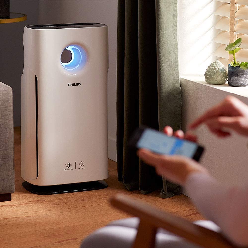Máy Lọc Không Khí Philips AC3259/10, Diện Tích 95m2, Kết Nối Với Ứng Dụng Air Matters