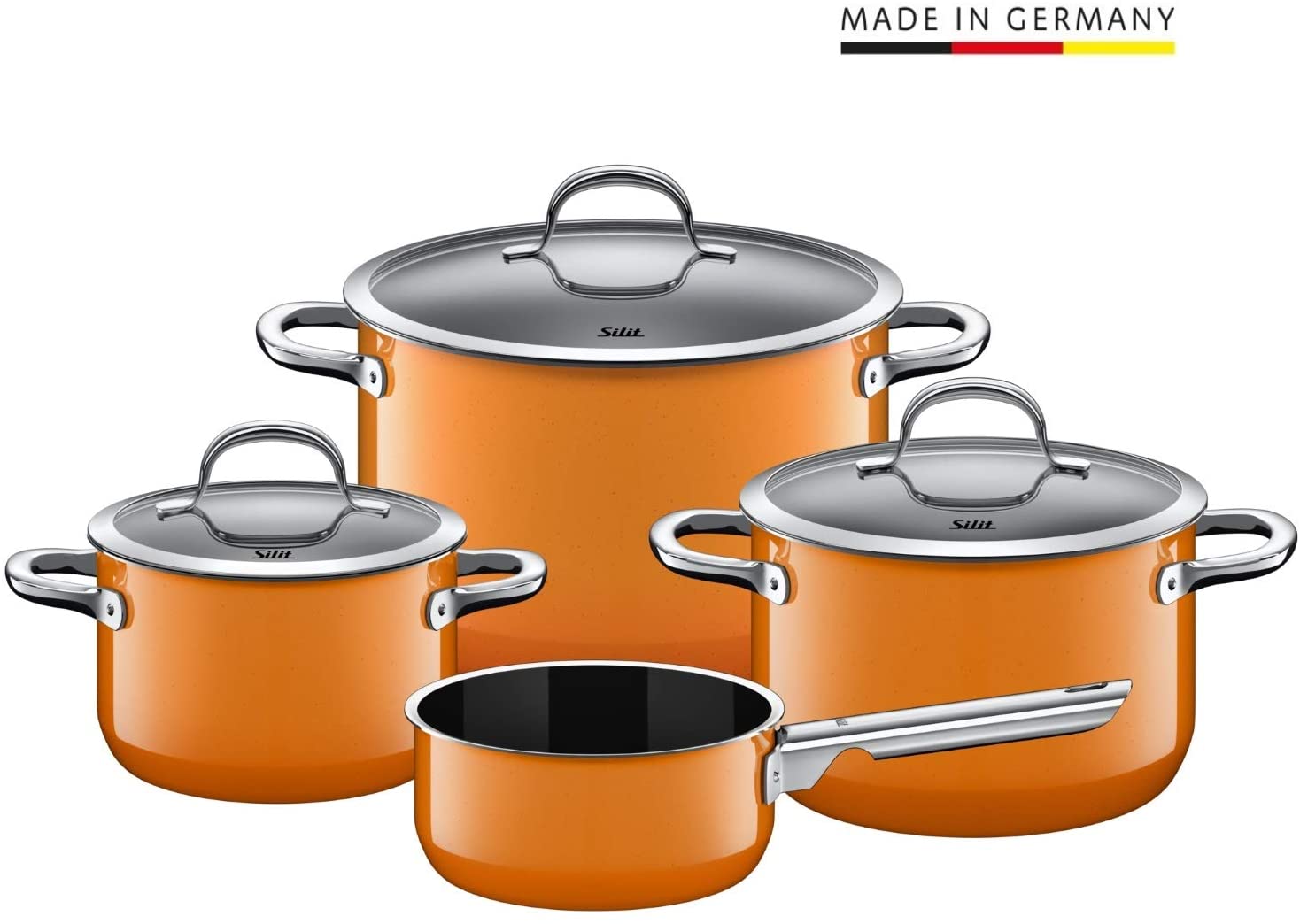 BỘ NỒI SILIT PASSION ORANGE 4 MÓN