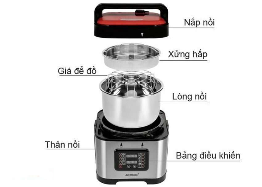 NỒI ÁP SUẤT ĐA NĂNG STEBA DD1 ECO