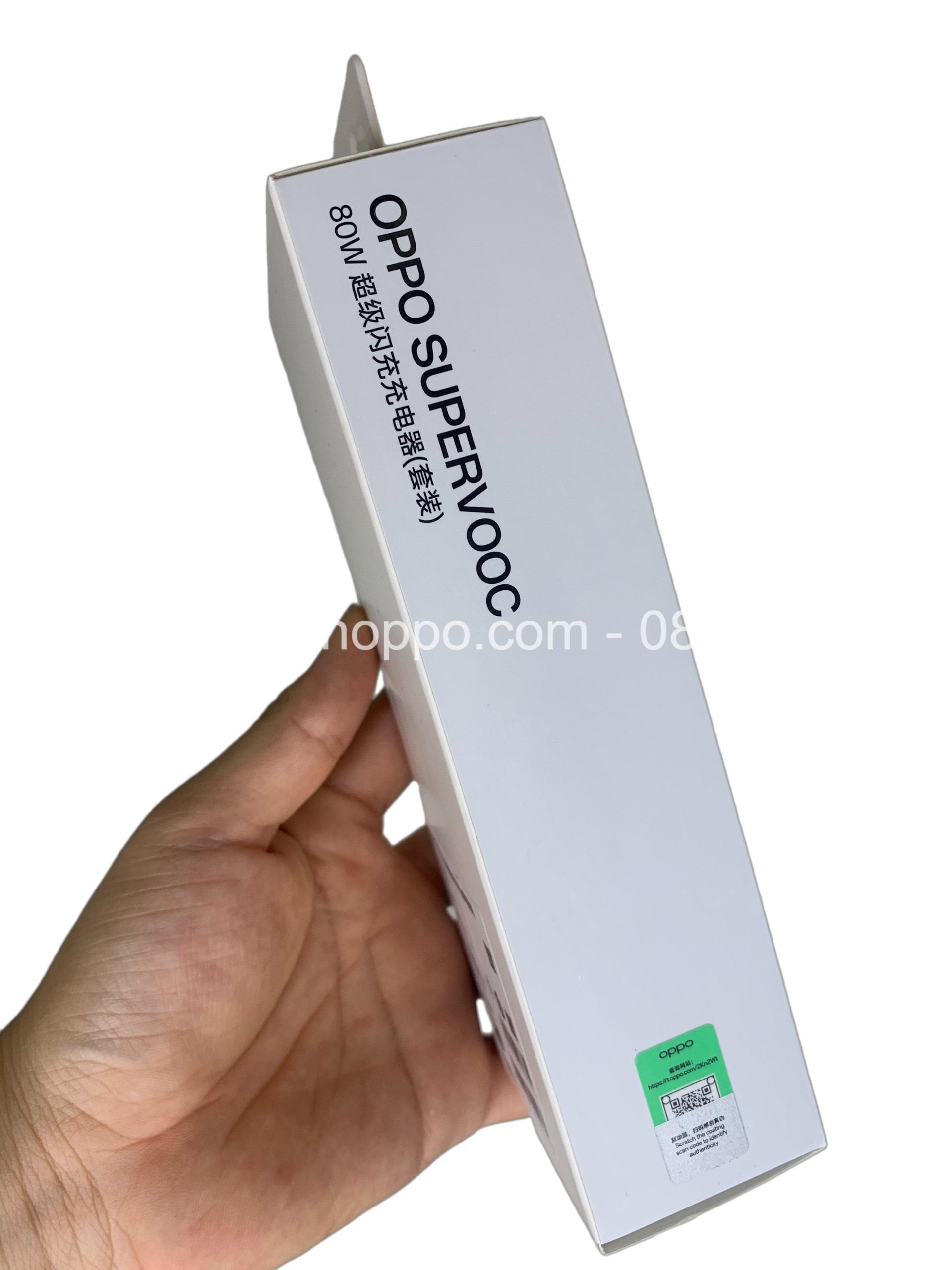 Bộ Sạc Siêu Nhanh SuperVOOC 3.0 80W Cho OPPO - Hàng Chính Hãng