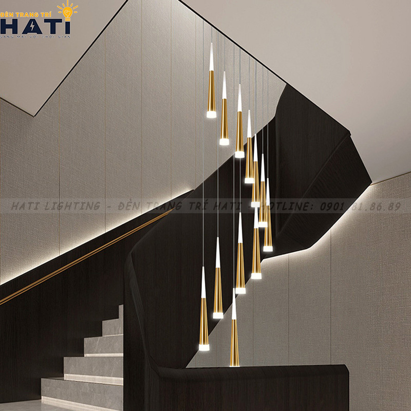 Đèn thả giọt nước trang trí không gian độc đáo