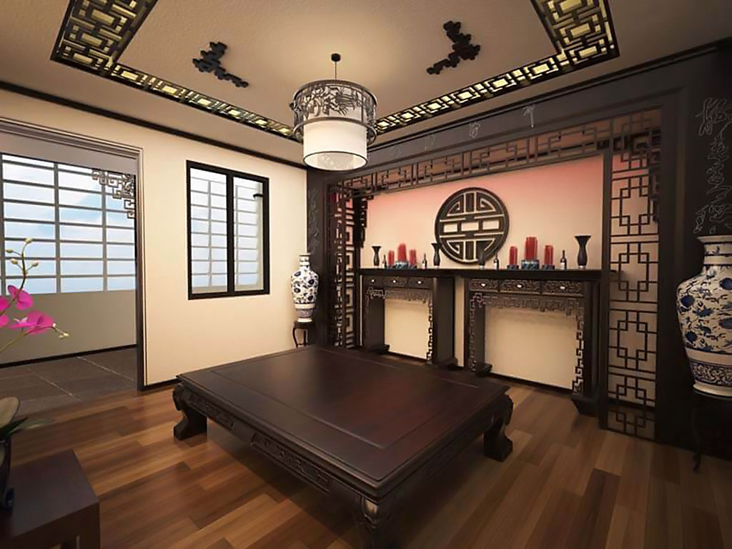 Những lưu ý quan trọng khi chọn đèn trần phòng thờ gia tiên