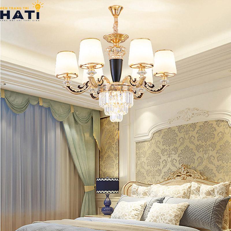 Top 5 đèn chùm phòng ngủ hiện đại đẹp năm 2023