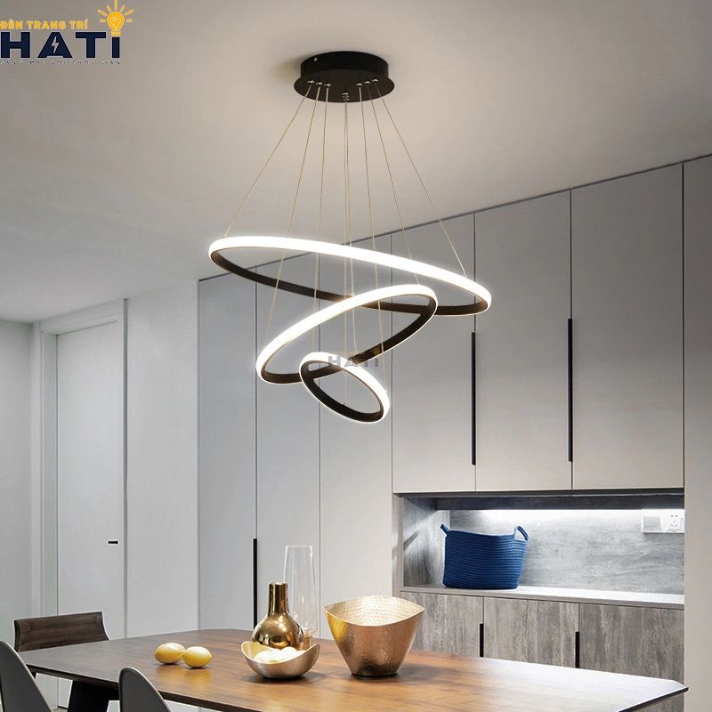Mẫu đèn thả bàn ăn chung cư đẹp, hiện đại