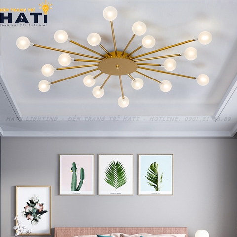Cách lựa chọn và bố trí đèn ốp trần phòng bếp