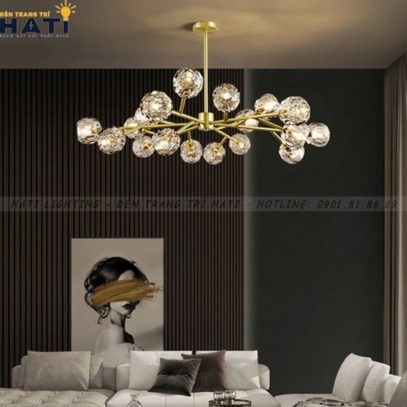 Địa điểm mua đèn thả trần phòng khách đẹp, giá rẻ