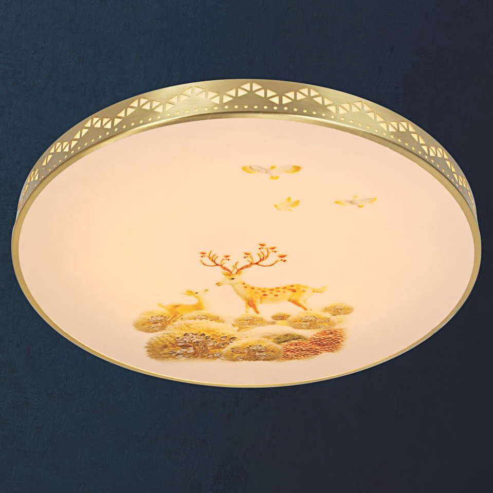 Đèn Ốp Trần Bánh Tiêu