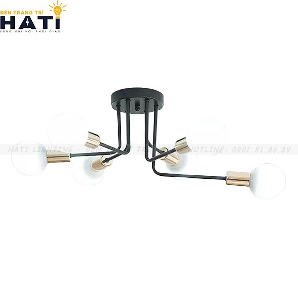 Đèn ốp trần decor Yuriko với thiết kế tối giản ấn tượng