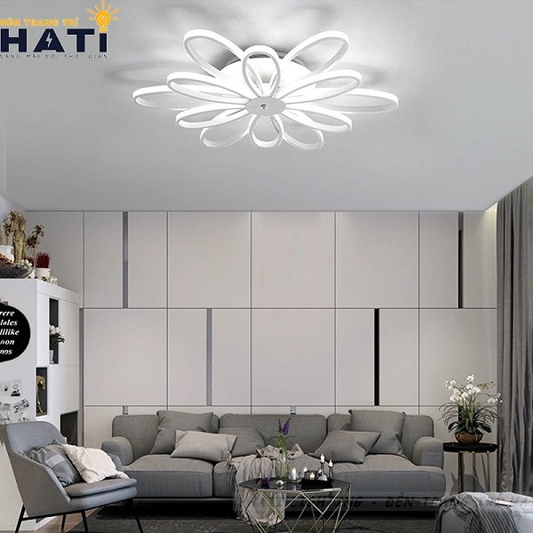 đèn ốp trần led hiện đại