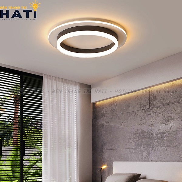 đèn led ốp trần phòng khách