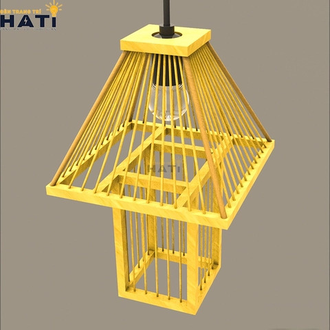 Đèn thả mây tre giá rẻ