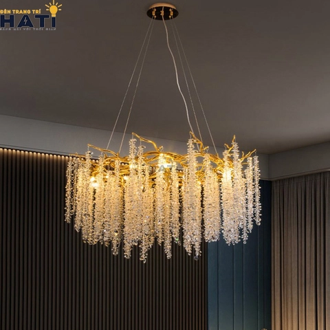 Đèn thả pha lê đẹp và sang trọng