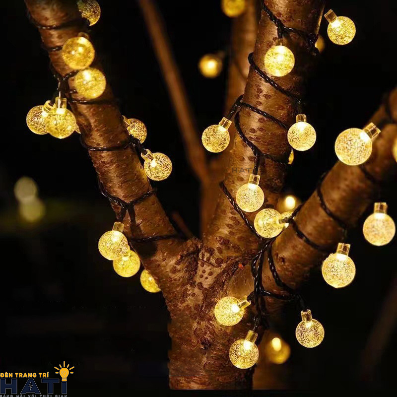 Dây đèn led bi bọt Cherry Ball trang trí siêu lung linh Dây Đèn Led Bi Bọt Cherry Ball Trang Trí Siêu Lung Linh