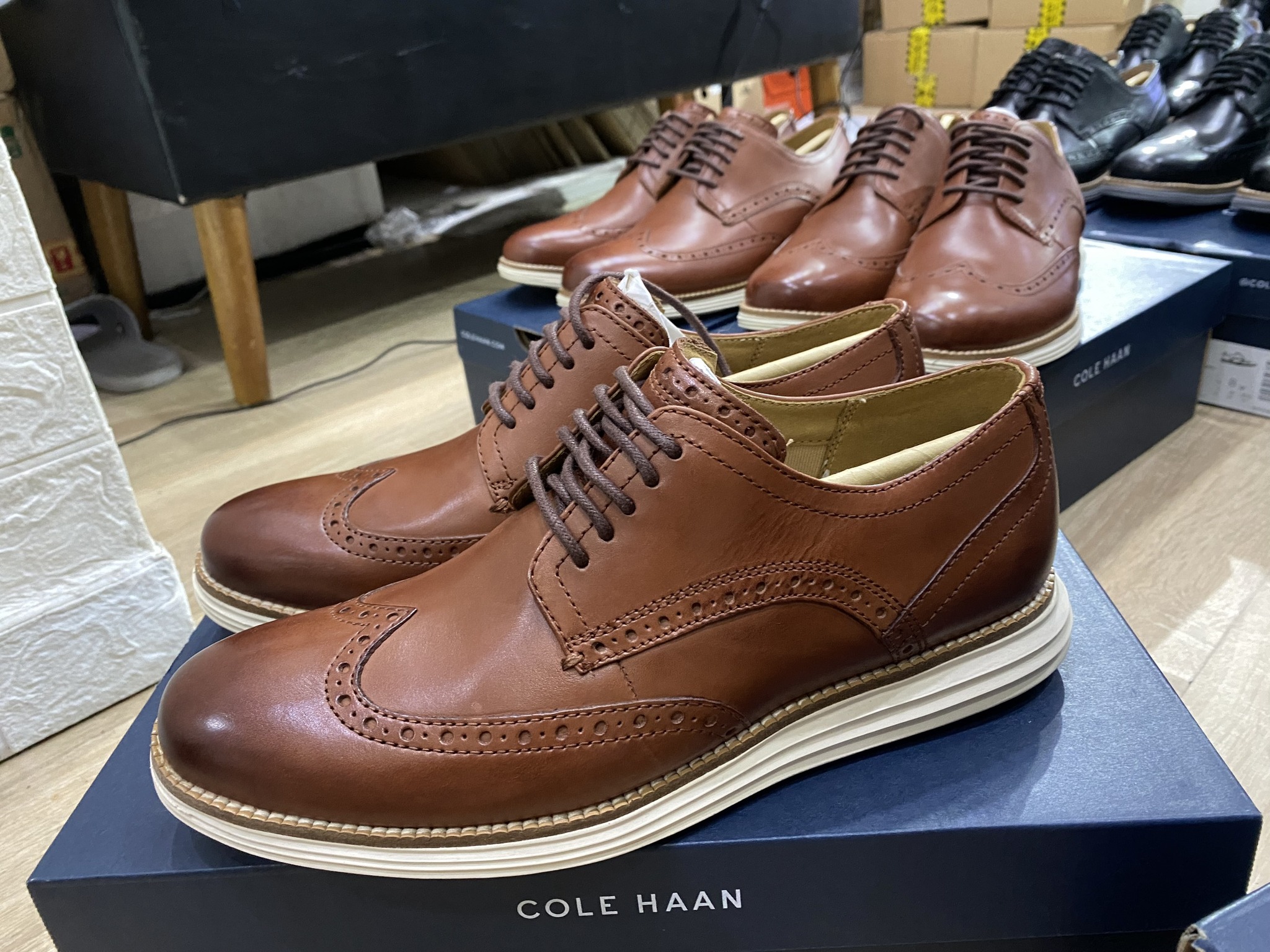 Cole Haan OriginalGrand Wingtip Oxford — $200