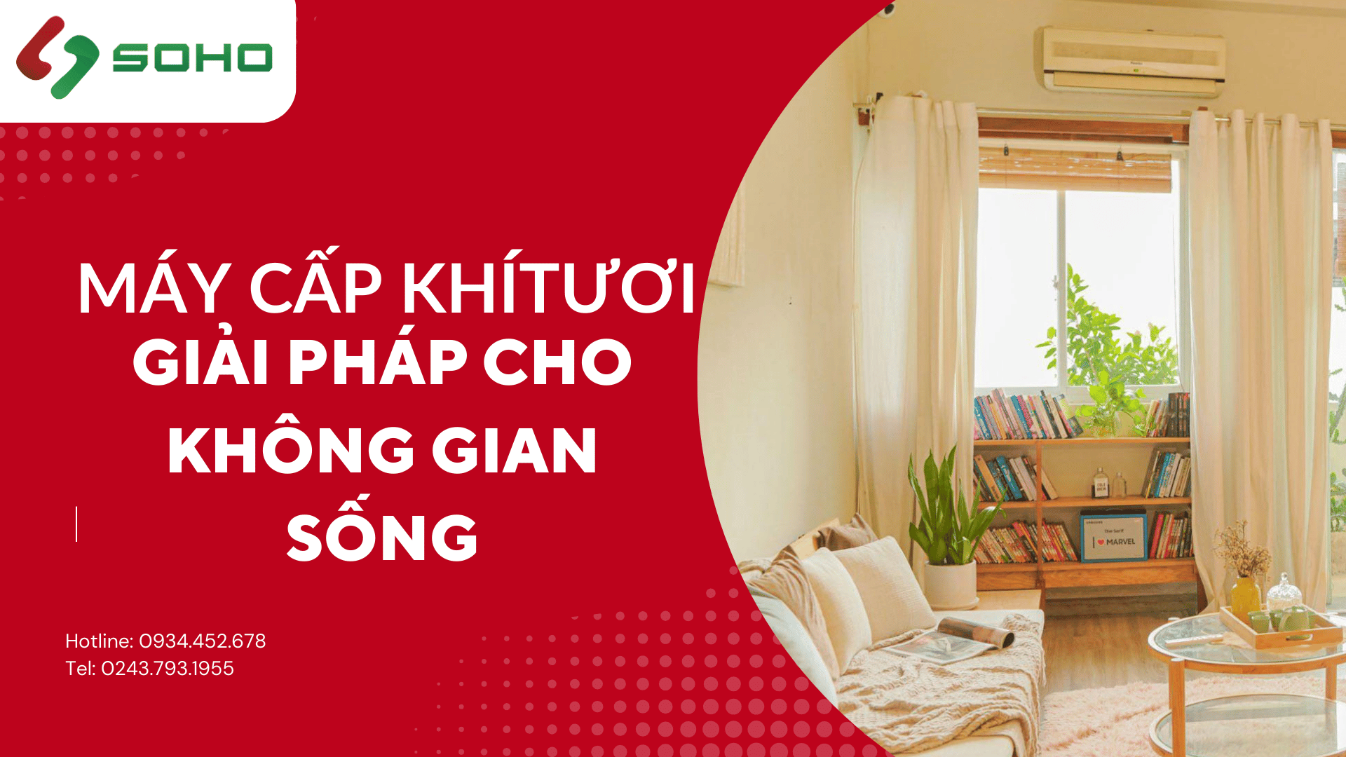 MÁY CẤP KHÍ TƯƠI - GIẢI PHÁP TỐI ƯU CHO KHÔNG GIAN SỐNG HIỆN ĐẠI