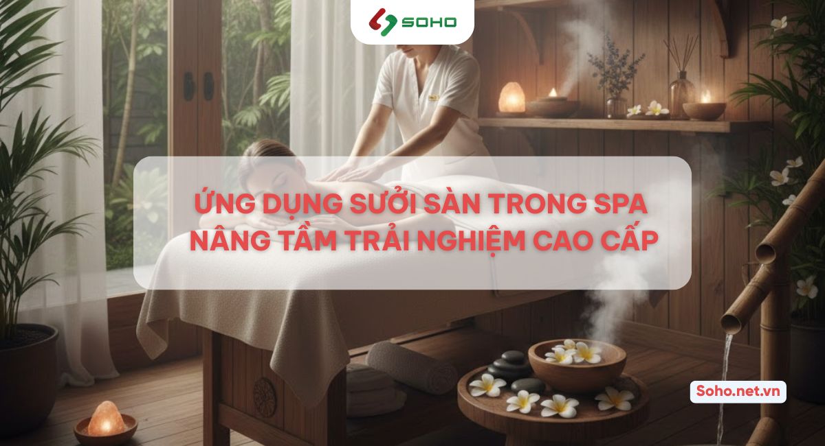Ứng dụng sưởi sàn trong spa, resort – Nâng tầm trải nghiệm cao cấp