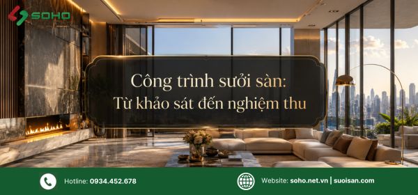Công trình sưởi sàn: Từ khảo sát đến nghiệm thu