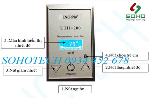 Hướng dẫn sử dụng bộ điều khiển dùng cho hệ thống sưởi nền nhà Hàn Quốc