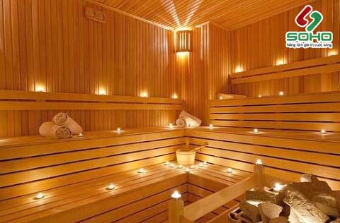 Phòng Sauna - quy trình xông hơi khô