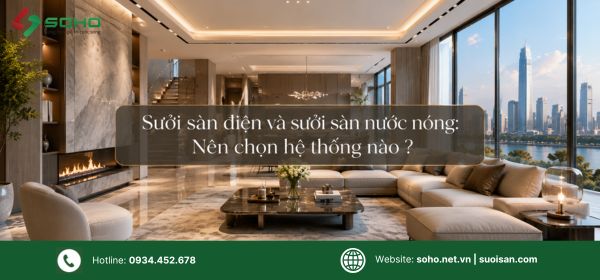 Sưởi sàn điện hay nước nóng: Nên chọn hệ thống nào?