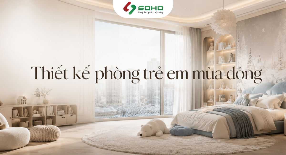 Thiết kế phòng trẻ em mùa đông