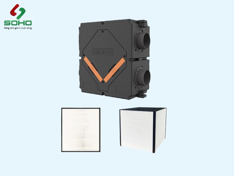 Máy cấp khí tươi tHàn Quốc hu hồi nhiệt Himpel HRD-EP150EBSN