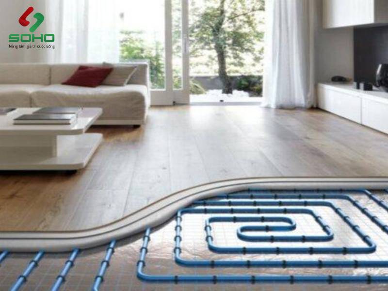 Phân biệt sưởi sàn nước nóng và sưởi sàn điện