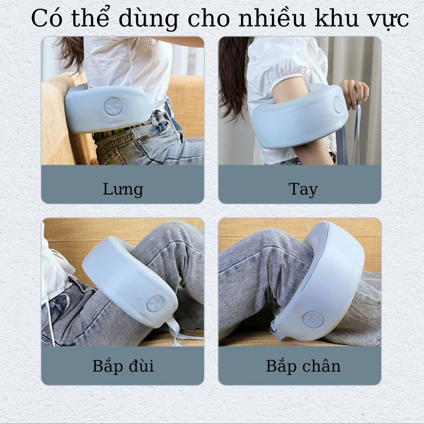 Gối Massage Cổ Vai Gáy Xiaomi Jeeback U3 Giảm Đau Nhanh