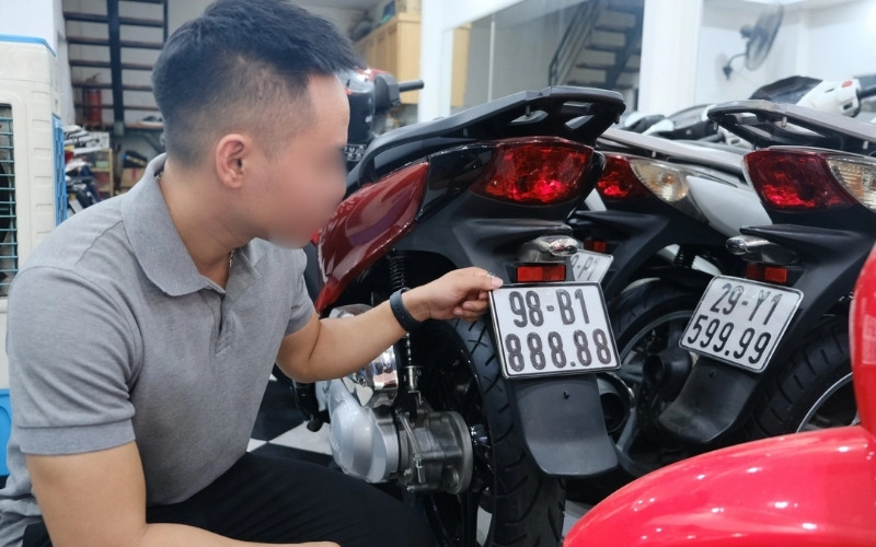 Thủ tục đăng ký biển số xe 98