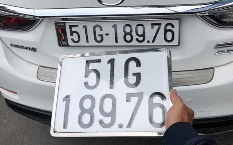 Chi phí để đổi biển số vuông sang dài