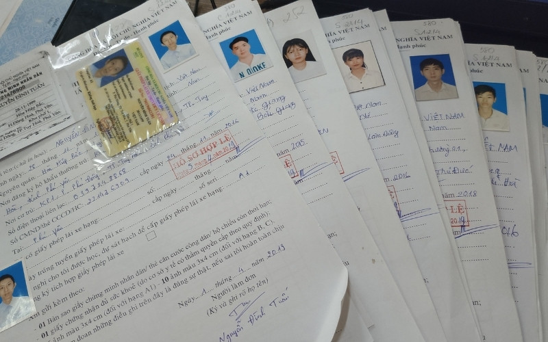 hồ sơ thi bằng lái xe a1 gồm những gì