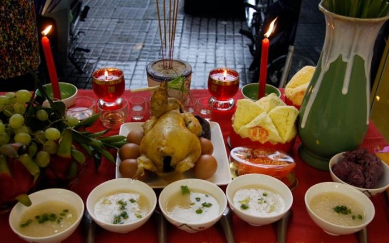 lễ vật cúng xe đầu năm