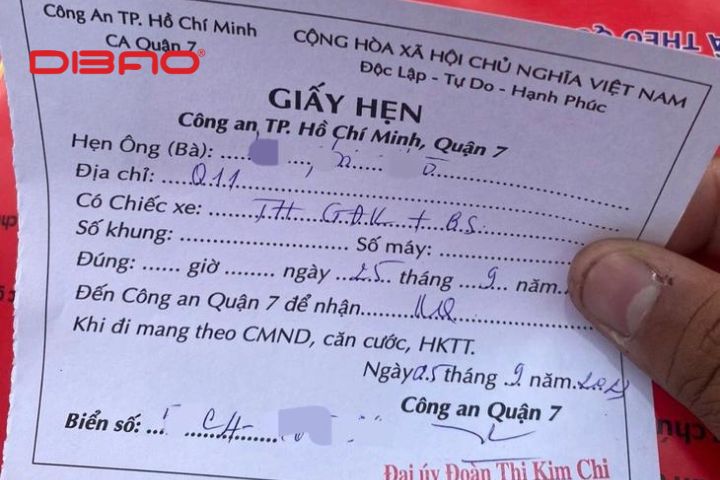 Thời gian rút hồ sơ gốc xe máy là bao nhiêu?