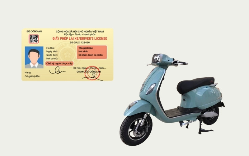 điều khiển xe 50cc có cần bằng lái không