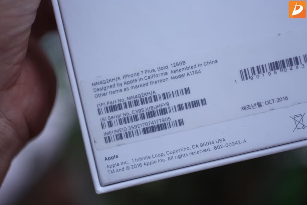 Kiểm tra IMEI và nguồn gốc máy iPhone 7 Plus