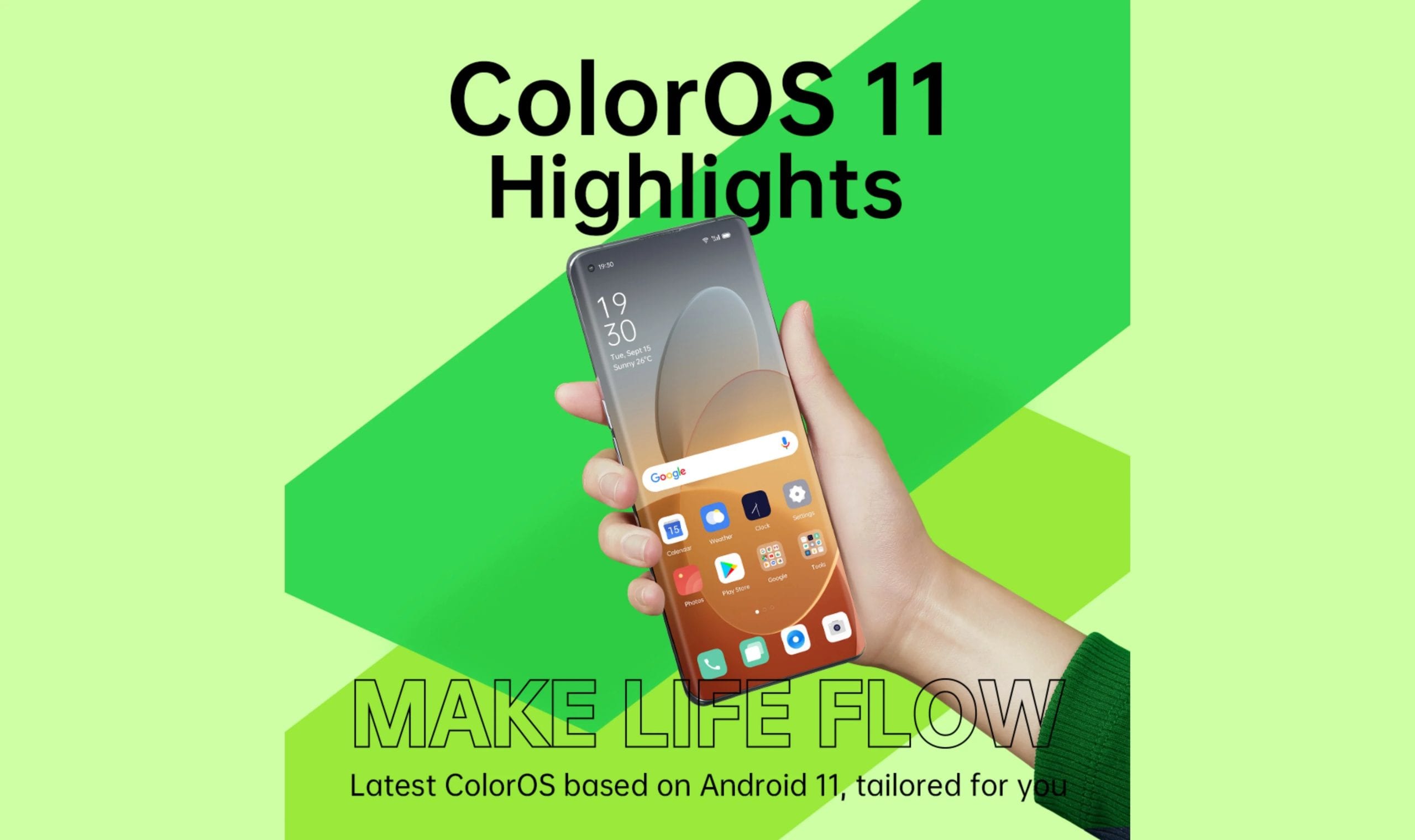 Mời tải bộ hình nền ColorOS 12 chính thức từ OPPO - TekCafe.vn