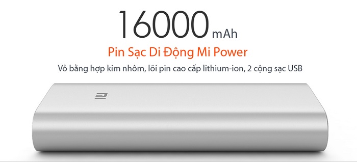 Sạc Dự Phòng Xiaomi 16000mAh chính hãng