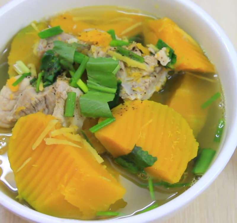 Xương và bí đỏ-Dak An Food