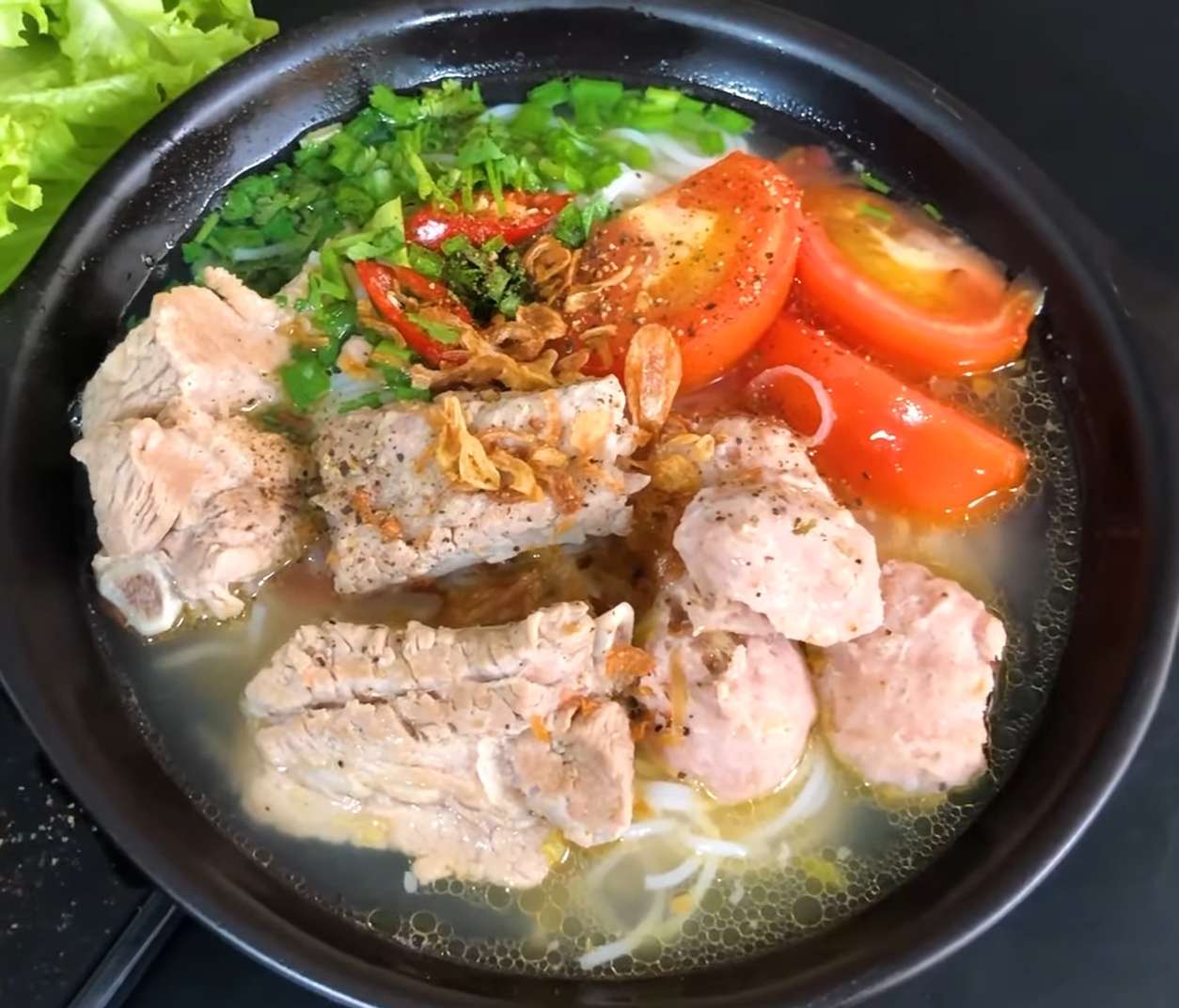 Bún sườn non 