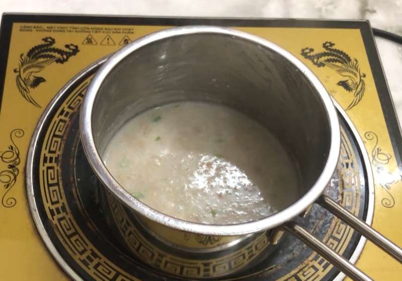 Cháo thịt vịt khoai sọ thơm ngon, bổ dưỡng cho bé